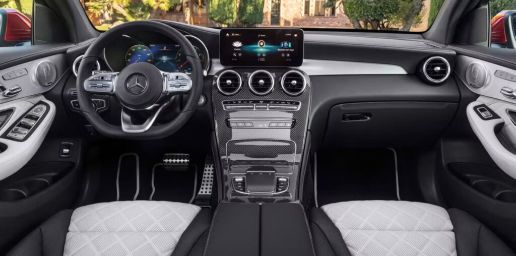 Inside Mercedes GLC Coupe: