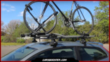 How fast can you drive with a bike rack